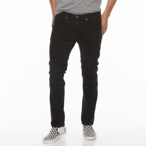 Raw X Slim Fit Moto Biker Jeans
